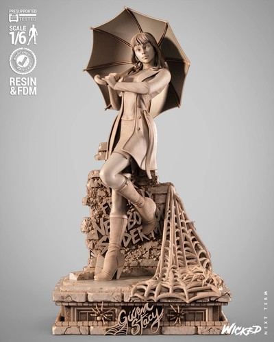 Scultura gwen stacy stampata - gwen,