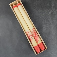 Set 2 candele dritte vintage