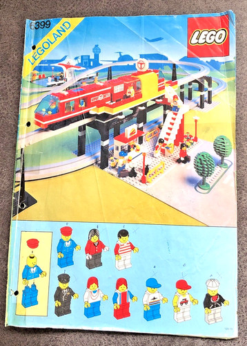 Lego 6399 monorail airport - monorail,