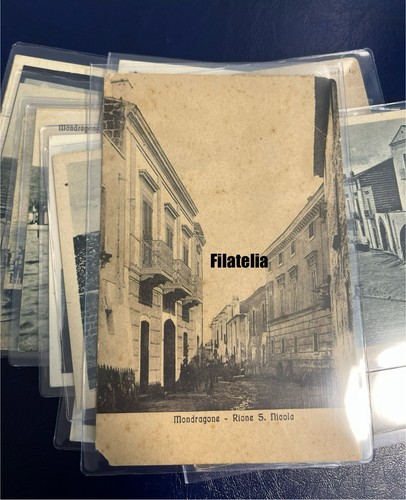Cartolina mondragone rione - mondragone, fp