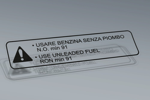 Adesivo usare benzina senza - adesivo,