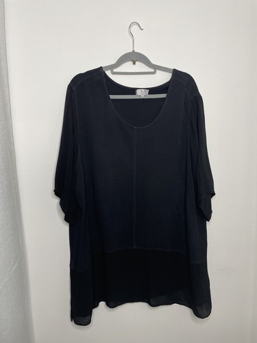 Box blusa tunica nera linea - box, 2