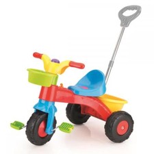 Pedali trike a tre ruote Dolu Toddler My First Ride On con maniglia 2 anni +