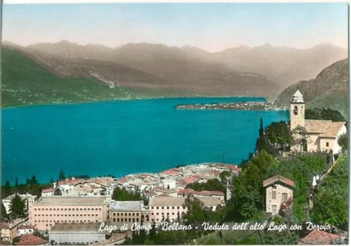 Bellano veduta dell - -, dell'alto