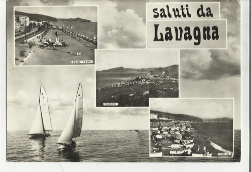 Vecchia cartolina saluti da - vecchia,