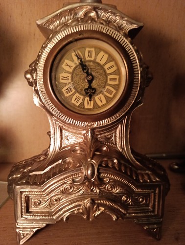 Orologio scrivania antimonio - scrivania,