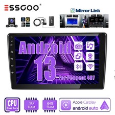 Für Peugeot 407 2004-2011 9"