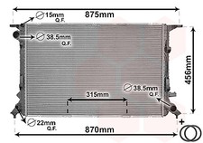 Radiatore Acqua Per Audi A6