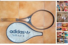 RACCHETTA TENNIS ADIDAS SHAFT vintage, con custodia, e altre