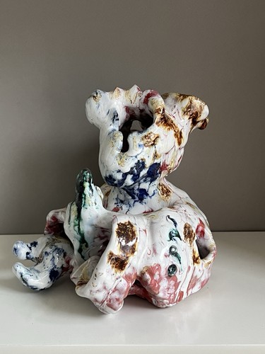 Scultura ceramica figura - ceramica,