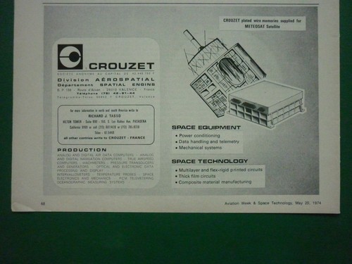 1974 pub crouzet spatial - 5/1974,