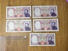 LOTTO DI 5 BANCONOTE LIRE