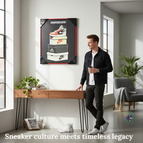 Sneakerhead canvas wall art - art,
