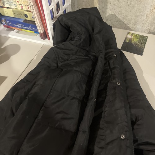 Cappotto invernale nero con