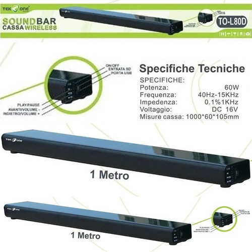 Soundbar subwoofer cassa - subwoofer, audio
