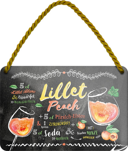 Targa latta lillet - targa,