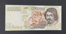 100000 Lire CARAVAGGIO (Tipo