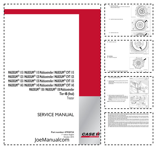 Case maxxum 115 125 135 - maxxum,