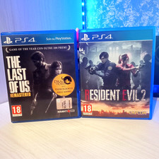 PS4 RESIDENT EVIL 2 E THE LAST OF US REMASTERED PLAYSTATION 4 PAL ITA COME NUOVI