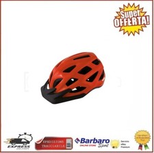 Casco Bici Mtb Bambino Kid Bicicletta Wag Misura 52-56cm Rosso