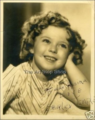 Shirley temple autograph - shirley,