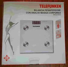 Bilancia pesapersone TELEFUNKEN con analisi massa corporea