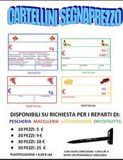 cartellini segnaprezzi