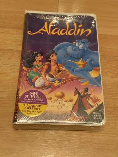 Aladdin vhs new sealed - aladdin,