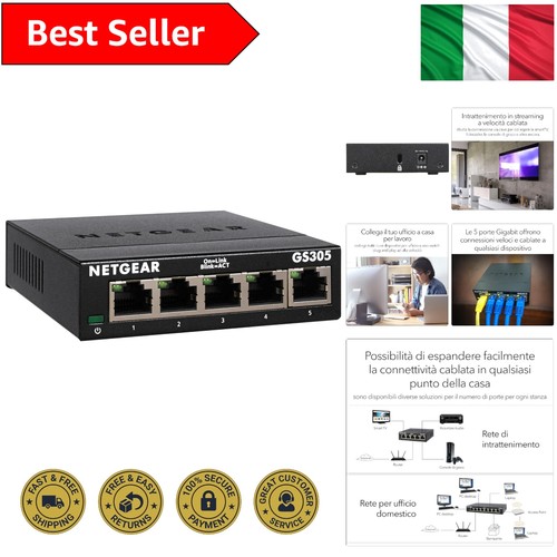 Switch ethernet porte - ethernet, 5