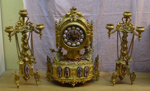 Vecchio orologio tavolo - vecchio, da