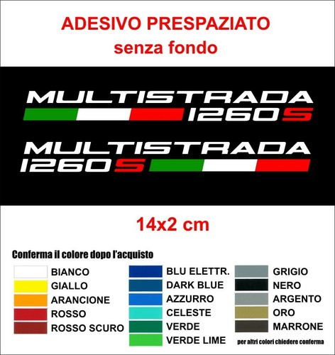Adesivi ducati multistrada - adesivi,
