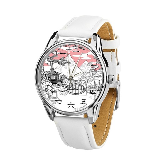 Orologio paesaggio giapponese - orologio,