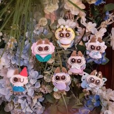 Fermaglio per capelli peluche gatto siamese Azukisan magico floreale serie mondiale confezione cieca regalo