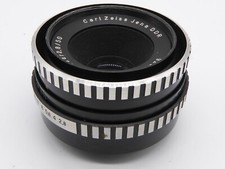 Carl Zeiss Jena Tessar 2.8 50mm FOTOCAMERA COMPLETAMENTE REVISIONATA obiettivo zebrato m42 vite!