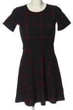 H&M DIVIDED Abito a maniche corte Donna Abito Taglia IT 40 nero-rosso elegante