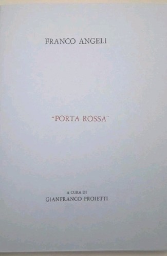 Franco angeli porta rossa - angeli,