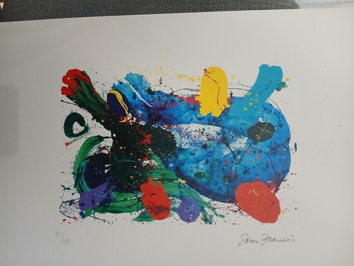 Sam francis litografia - sam,