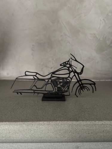Moto stilizzata stampata - , 3d