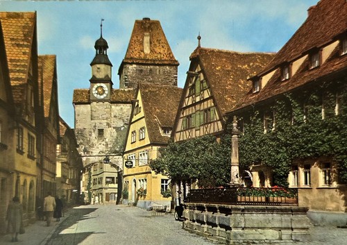 Cartolina rothenburg tauber - cartolina,