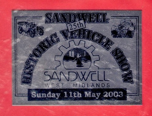 Rally souvenir plaque 25th - rally,