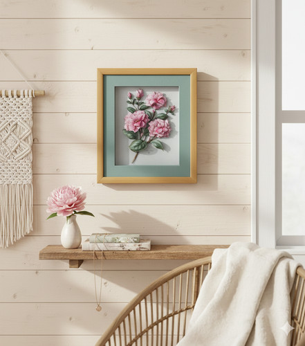 Fiori artistici con cornice - artistici,