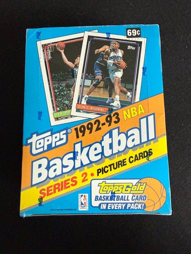 1992 topps series wax - wax, box