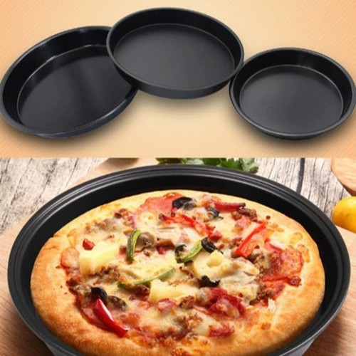 Set teglie pizza acciaio - teglie,