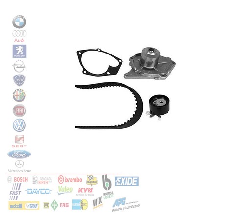 Kit distribuzione pompa acqua - distribuzione,