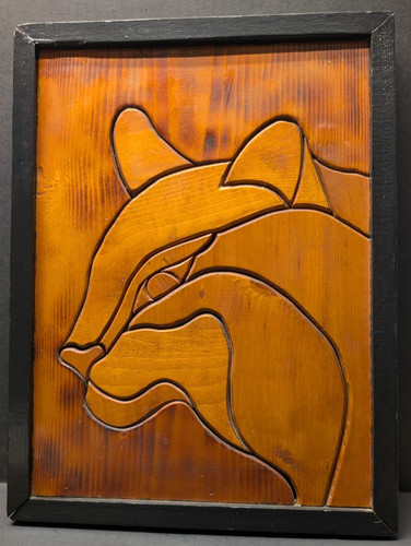 Quadro con cornice - , intarsio