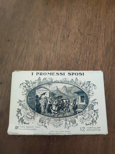 Cartoline promessi sposi g - sposi, p&g