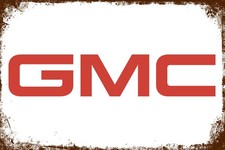 Targa in latta GMC 30 x 20 cm