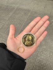 Moneta Krugerrand d'oro 4 cm