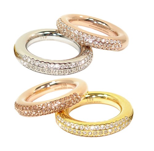 Anello acciaio donna - in, con