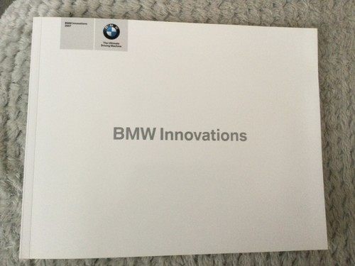 Bmw innovation brochure - innovation,